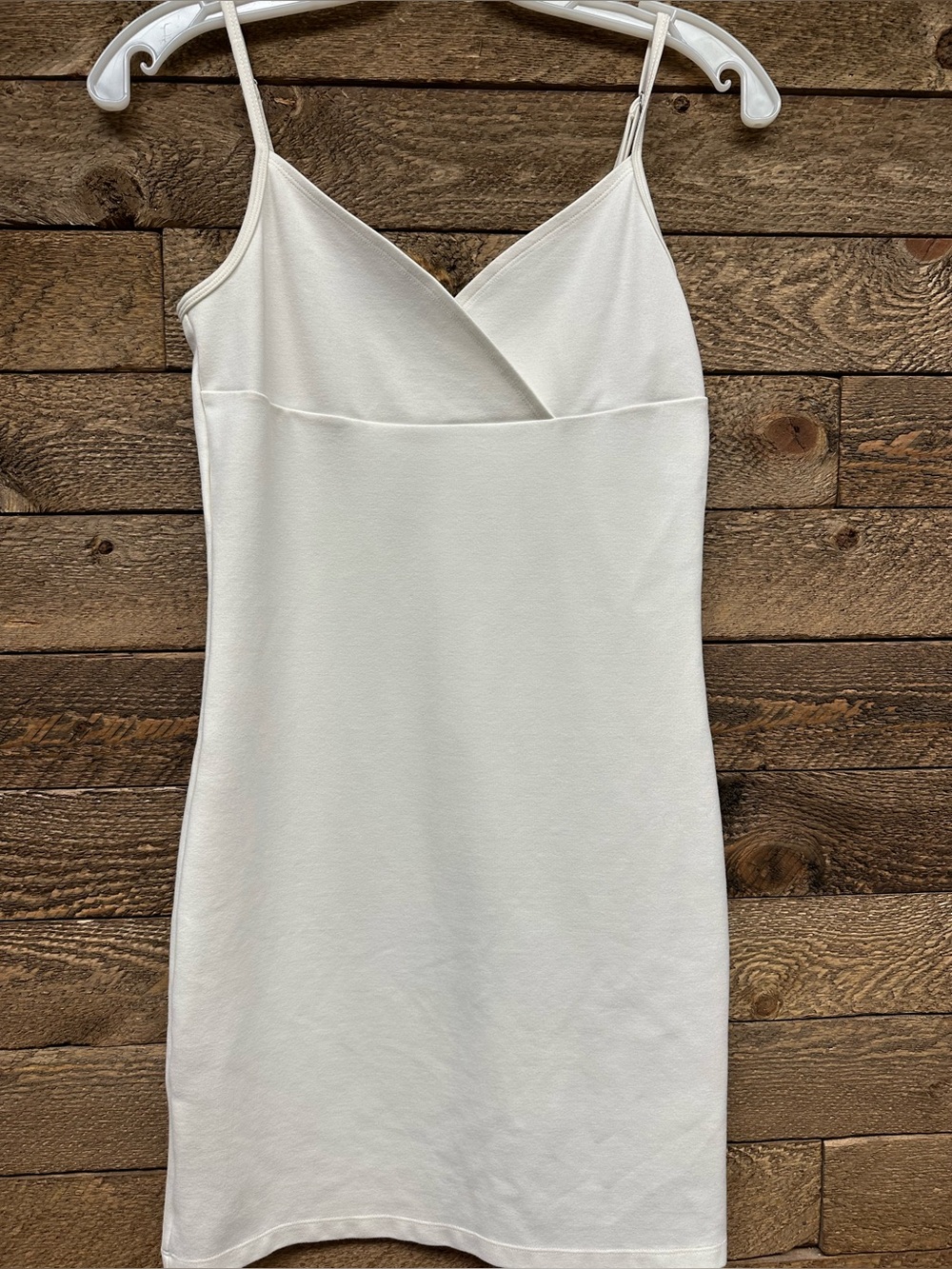 Aritzia Sunday Best White Bodycon Slip Mini Dress | Size Small - Picture 2 of 8